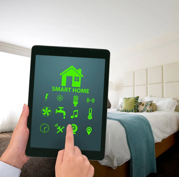 Das Smart Home Konzept Mit Geräten Und Geräten — Stockfoto