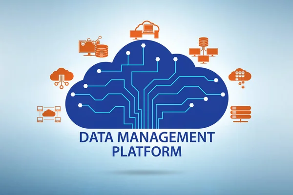 Ilustración Del Concepto Gestión Datos —  Fotos de Stock