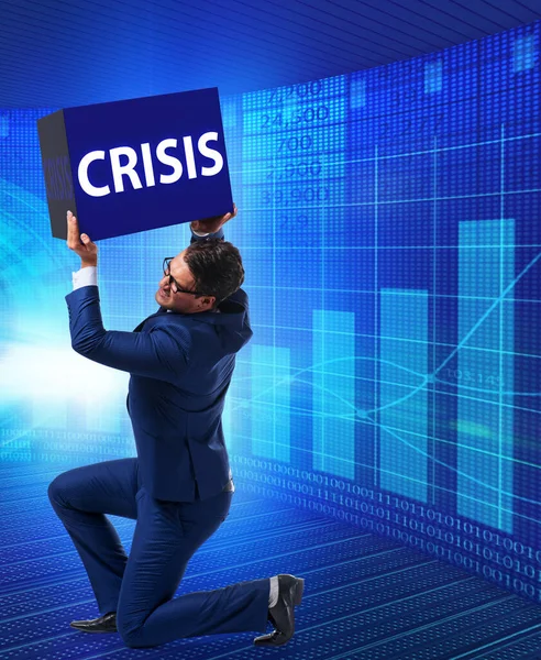 Zakenman Crisis Business Concept — Stockfoto