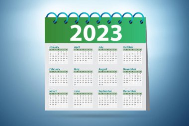 Zaman planlama konseptinde 2023 takvimi