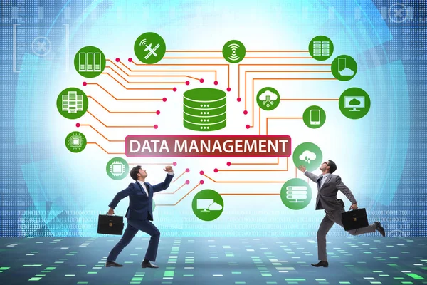 Businessman Data Management Concept — Stock Photo, Image