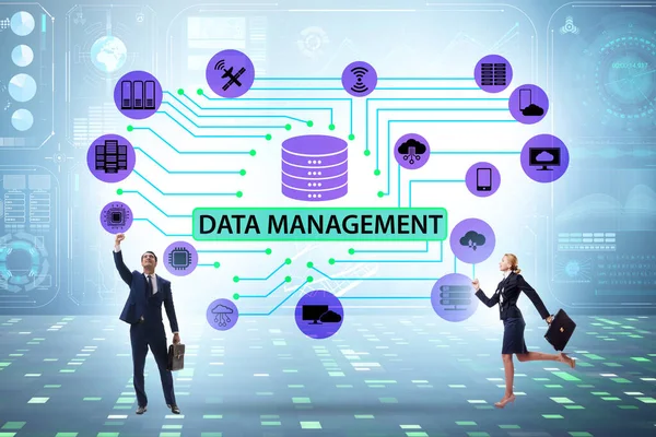 Business People Data Management Concept — Stock Photo, Image