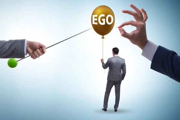 Empresario Concepto Ego Excesivo — Foto de Stock