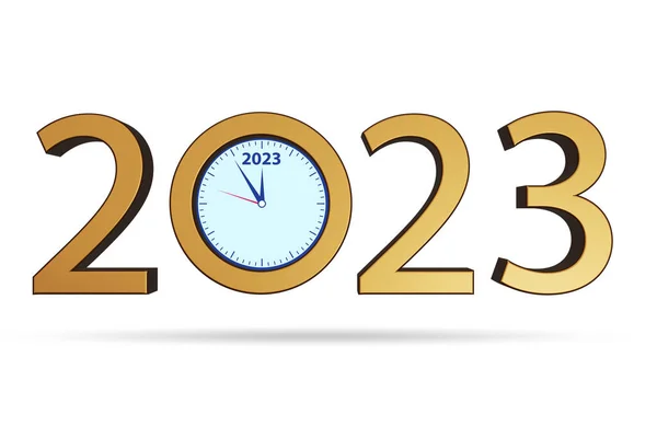 Ilustración Del Nuevo Año 2023 — Foto de Stock