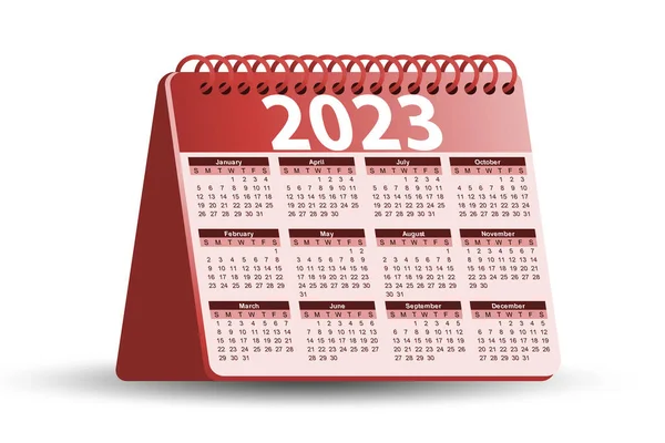 Kalender 2023 Tidplaneringskonceptet — Stockfoto