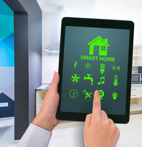 Concept Maison Intelligente Avec Appareils Appareils — Photo