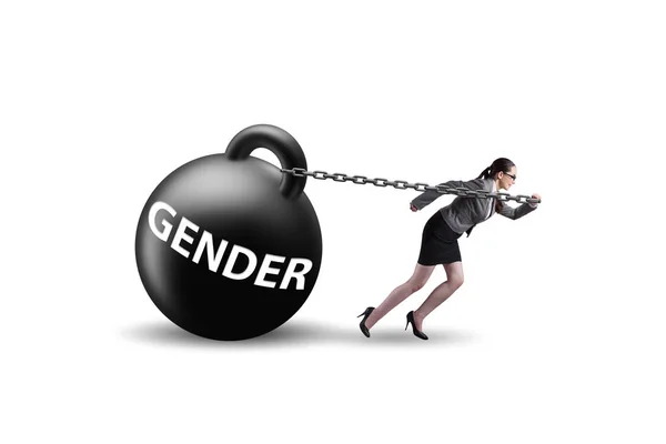 Genderongelijkheid Loopbaan — Stockfoto