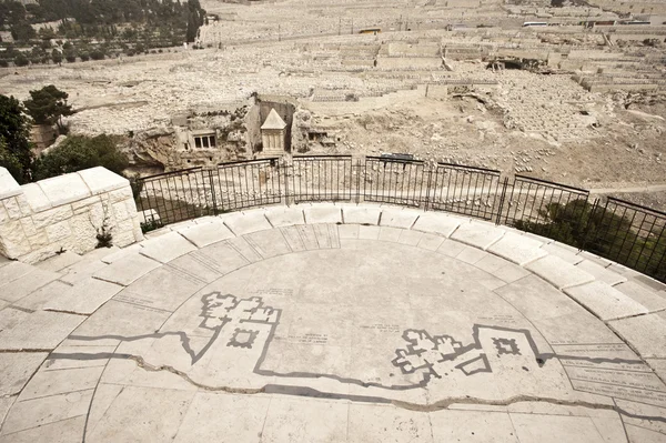 The Jewish cemetery on the Mount of Olives, in Jerusalem, Israel — Stock Photo, Image