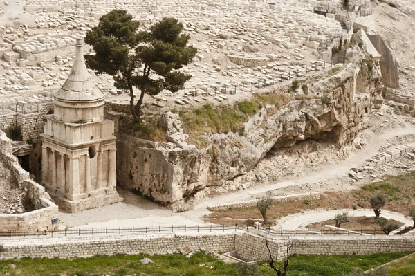 The Jewish cemetery on the Mount of Olives, in Jerusalem, Israel — Stock Photo, Image