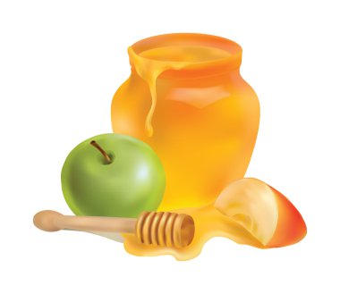 rosh hashana için Apple ile bal