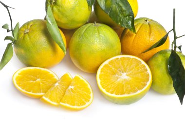 yaprak taze turuncu meyve