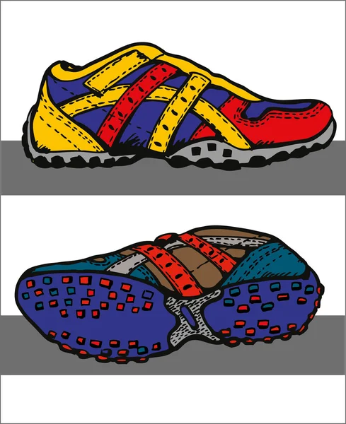 Sportovní boty — Stockový vektor