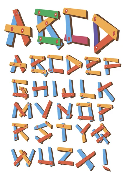 Σκίτσο αλφάβητο — Διανυσματικό Αρχείο