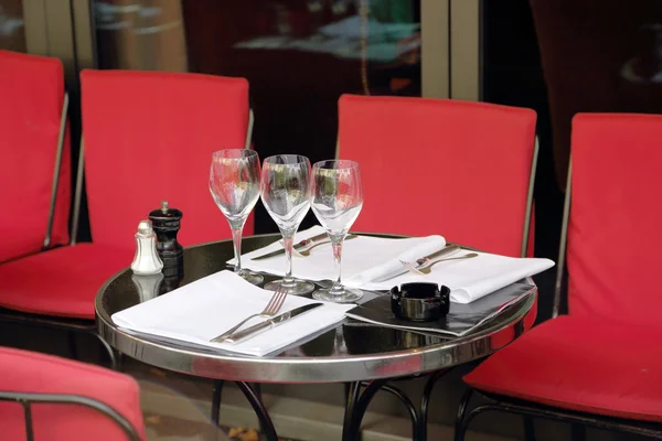 Restaurant table — Stock Photo, Image