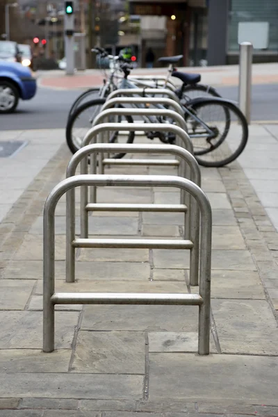 Fahrradabstellplätze — Stockfoto