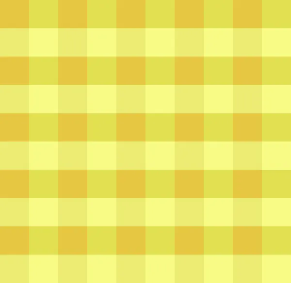 Yellow checkered cloth — Stock Vector