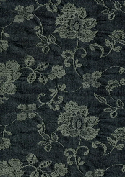 Tejido jacquard con flores — Foto de Stock