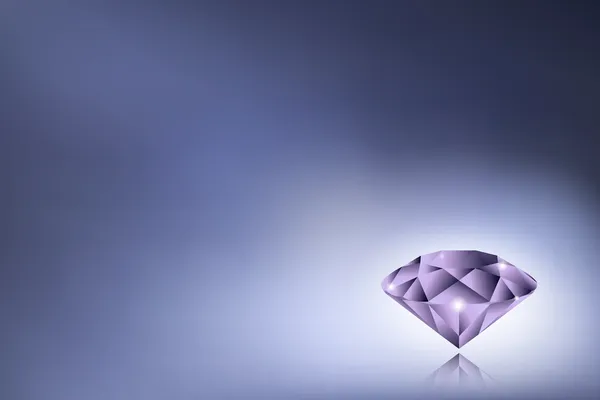 Diamante roxo —  Vetores de Stock