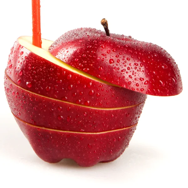 Manzana roja — Foto de Stock