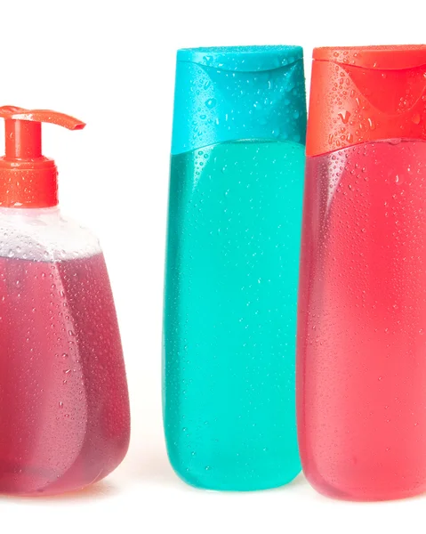 Liquid soap, gel, shampoo — Stock Photo, Image