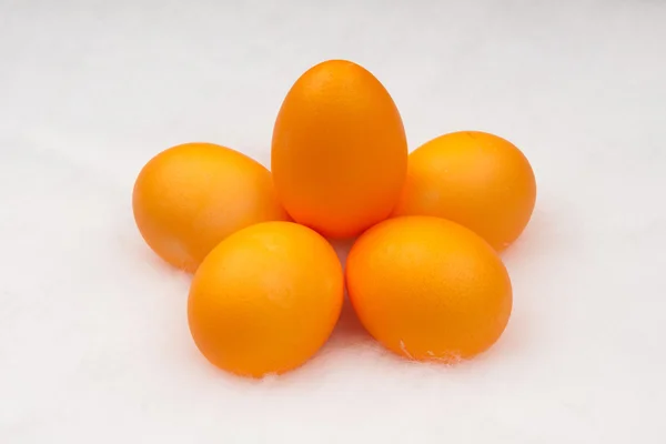 Ovos amarelos — Fotografia de Stock