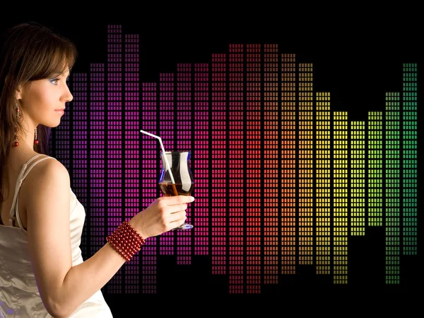 Disco girl — Stock Photo, Image