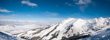 Kış panoramik manzarası