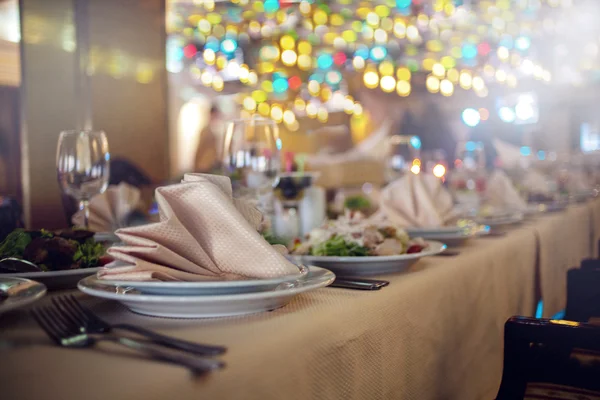 BANQUET TABLE — Stock Photo, Image