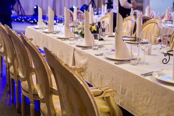 BANQUET TABLE — Stock Photo, Image