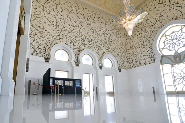 Interiors of Sheikh Zayed Mosque, Abu Dhabi, United Arab Emirates Stock Picture