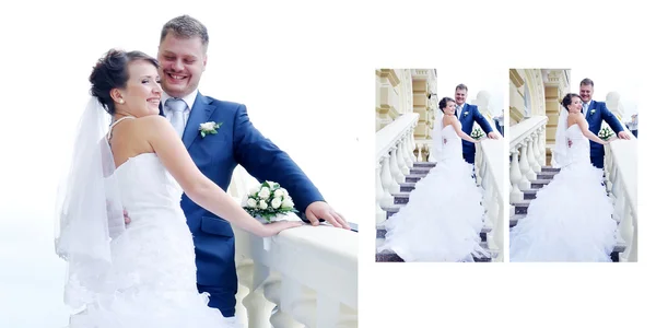 Couple in wedding day — Stock Photo, Image