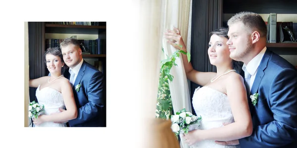 Couple in wedding day — Stock Photo, Image