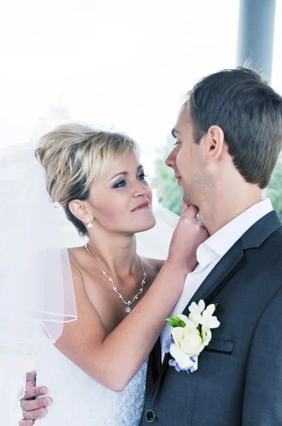 Wedding shot of bride — Stock Photo, Image