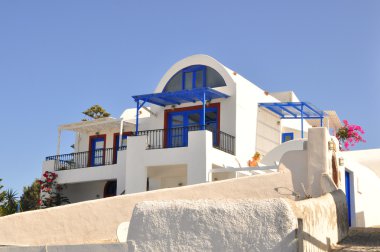 Santorini yel değirmeni