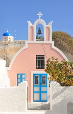 muhteşem görünümü romantik santorini Island, Yunanistan