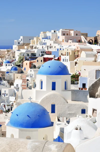 サントリーニ島 - ギリシャ系の色 — ストック写真