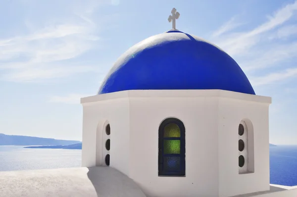Klokkentoren op santorini eiland, Griekenland — Stockfoto