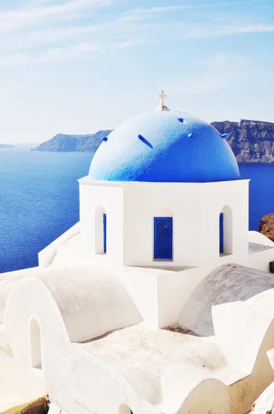 Kirche in oia - santorini insel griechenland — Stockfoto