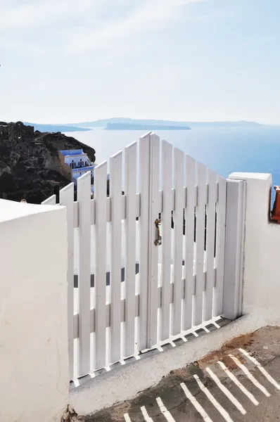 Vue imprenable romantique île de Santorin, Grèce — Photo gratuite