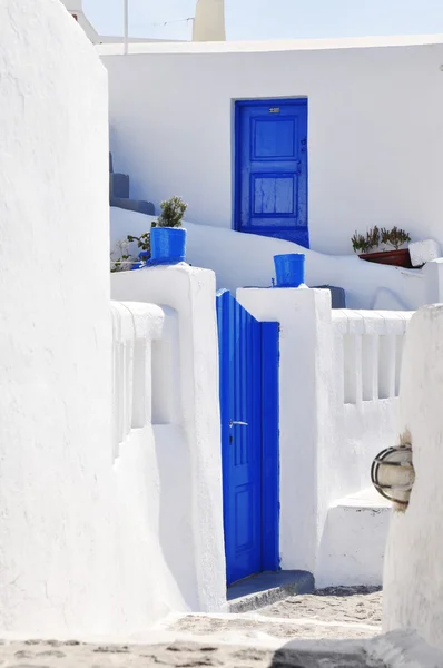 Weergave van Fira - santorini Griekenland — Stockfoto