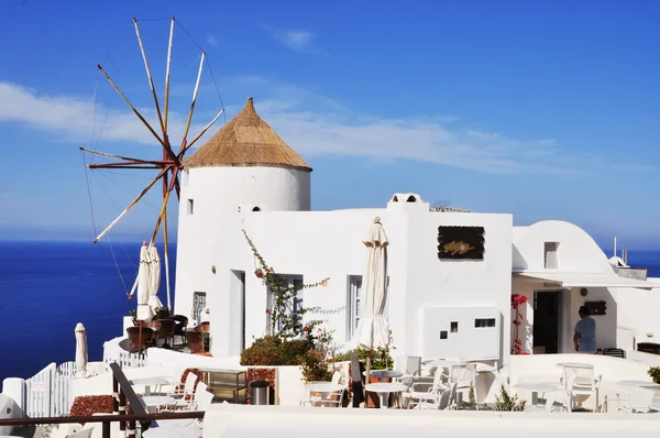 Vue de la ville de Fira - Santorin Grèce — Photo