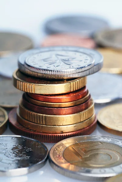 Coins close-up — Stock Photo, Image