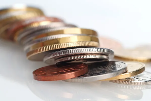 Coins close-up — Stock Photo, Image