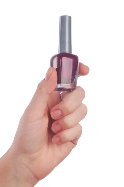 Butelka lakieru do paznokci — Zdjęcie stockowe