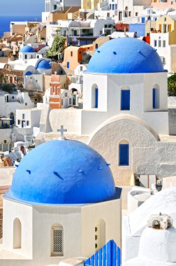 inanılmaz romantik santorini Island, Yunanistan