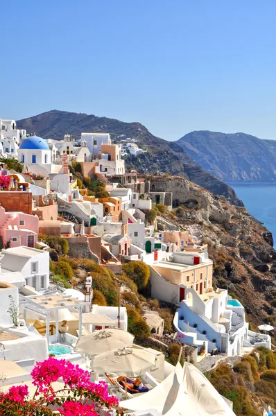 Incredibile romantica isola di Santorini, Grecia — Foto Stock