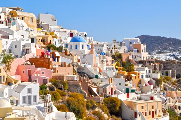 Increíble romántica isla de Santorini, Grecia — Foto de Stock