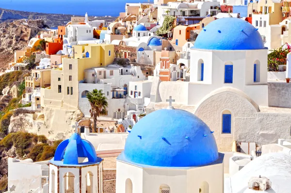 Amazing romantic Santorini island, Greece Royalty Free Stock Photos