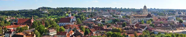 Vilnius, Litwa: Wilno panorama widok z góry — Zdjęcie stockowe