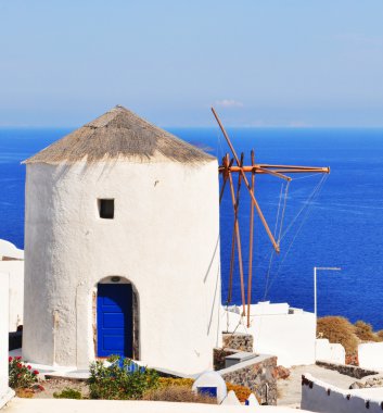 Oia santorini yel değirmeni